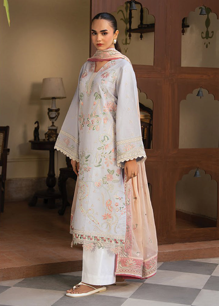 Namah by Xenia Formals Unstitched Embroidered Lawn 3 Piece Suit XF26ULN 07 - Elian - Festive Collection