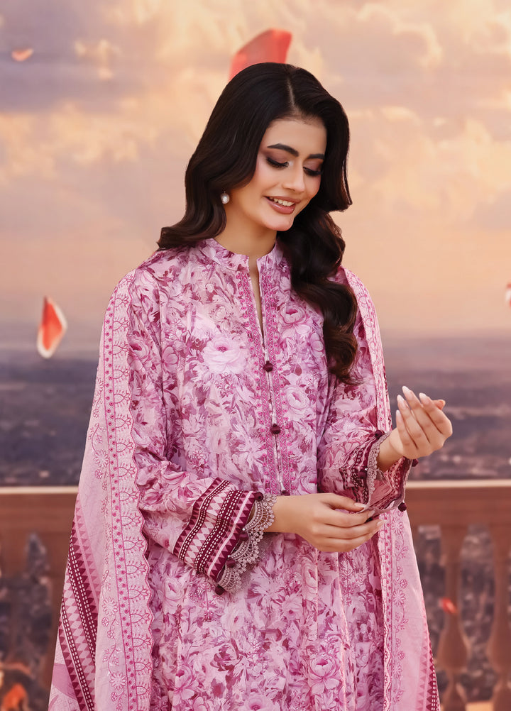 Salina by Regalia Textile Unstitched Cutwork Embroidered Lawn 3 Piece Suit RG26USCL D-7 - Summer Collection