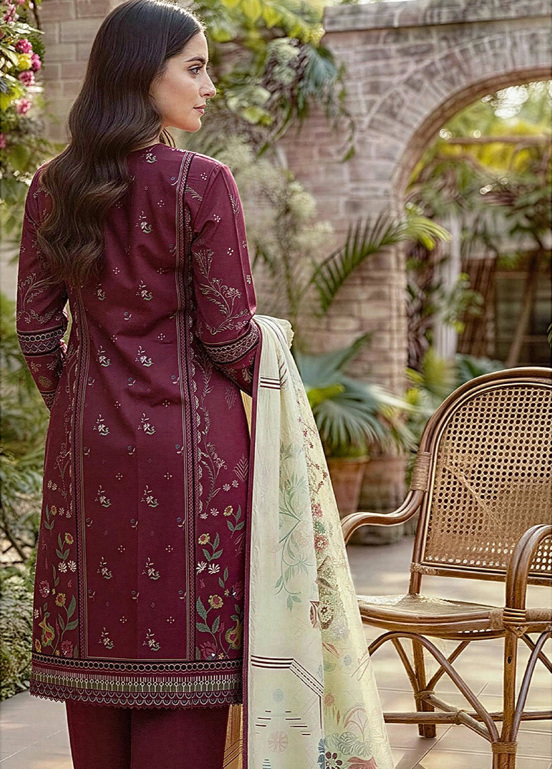 Zync by Florent Unstitched Printed Lawn 3 Piece Suit FL26UZPL FZ-12 - Summer Collection