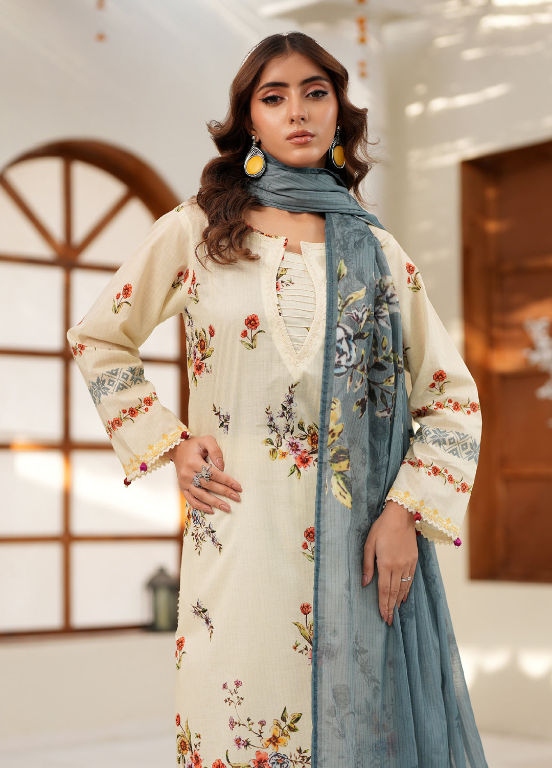 Salina by Regalia Textile Unstitched Printed Lawn 3 Piece Suit RG26DPS D-6 - Summer Collection