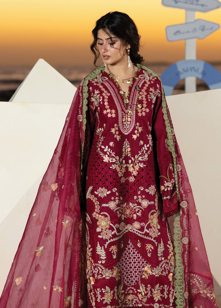 Sirene by Mahnur Unstitched Embroidered Lawn 3 Piece Suit MN26USL S-09 - Summer Collection