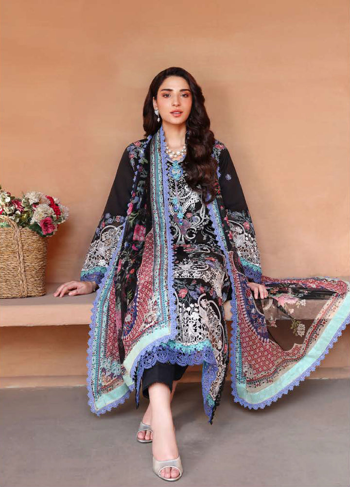 Summer Reverie by Roheenaz Unstitched Embroidered Lawn 3 Piece Suit RN26USR D-7 VIRELLA - Festive Collection