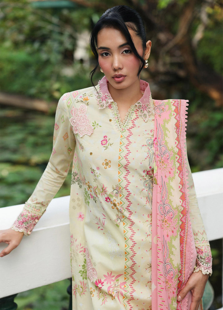 Q Prints by Qalamkar Unstitched Lawn Printed 3 Piece Suit QLK26QP Mairi - Summer Collection