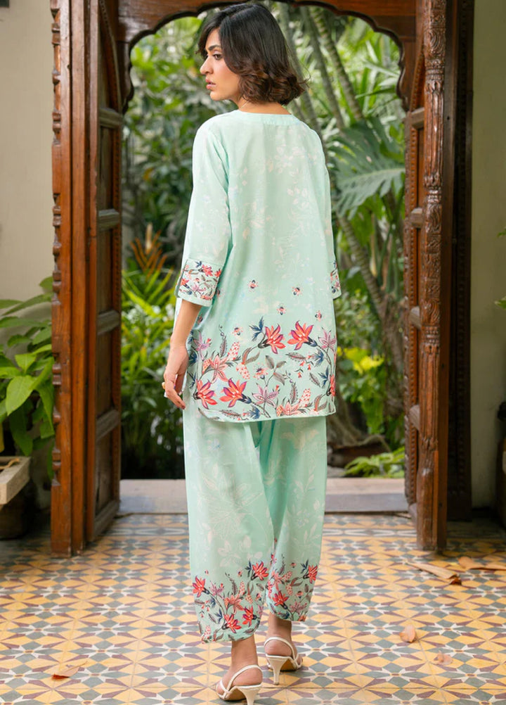 Nairah Women Pret Printed Arabic Lawn Suit NAH26PN Mint Bliss - Spring Collection