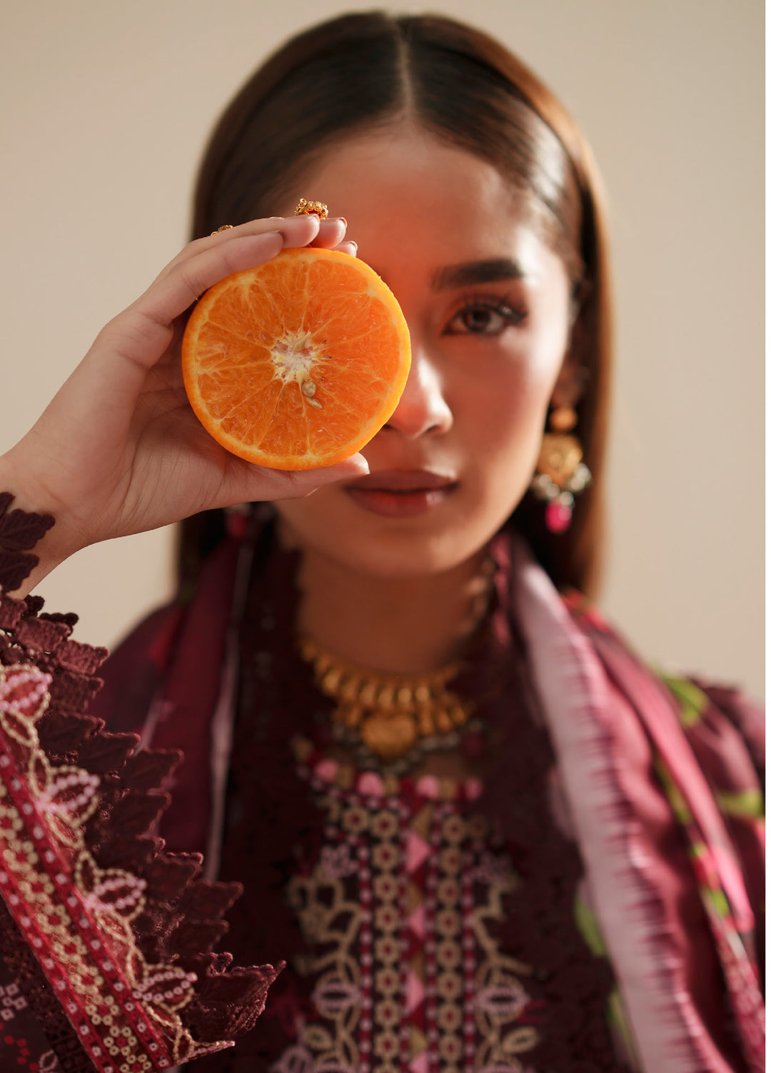 JoJo by Bin Ilyas Unstitched Embroidered Lawn 3 Piece Suit BI26UJJ D-81B - Summer Collection