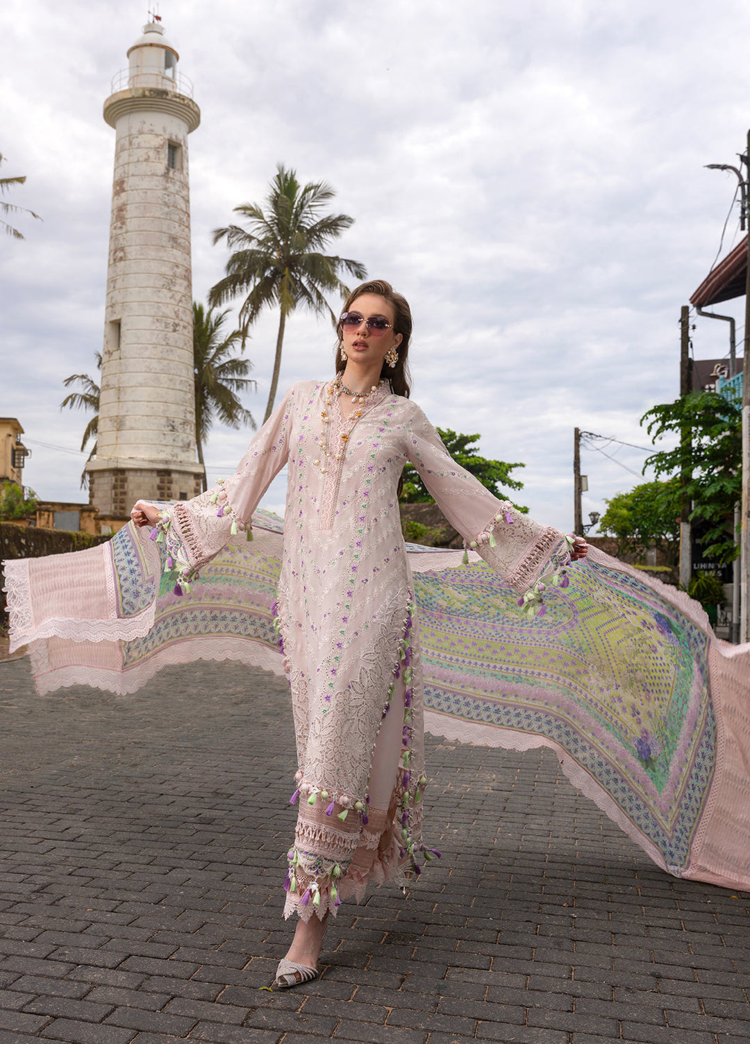 Neroli By Annus Abrar Unstitched Embroidered Lawn 3 Piece Suit ABR26UNL 05 Sofi - Festive Collection