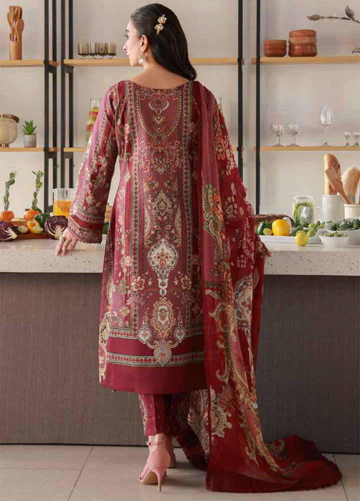 Delia by Gulaal Unstitched Embroidered Lawn 3 Piece Suit GL26UD D-6 Reva - Summer Collection