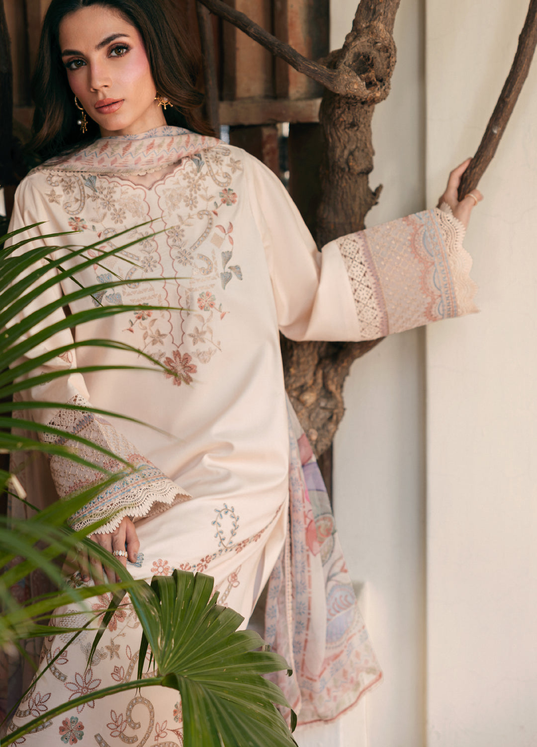 Zync by Florent Unstitched Embroidered Lawn 3 Piece Suit FL26ULZ FZ-5A - Lawn Collection