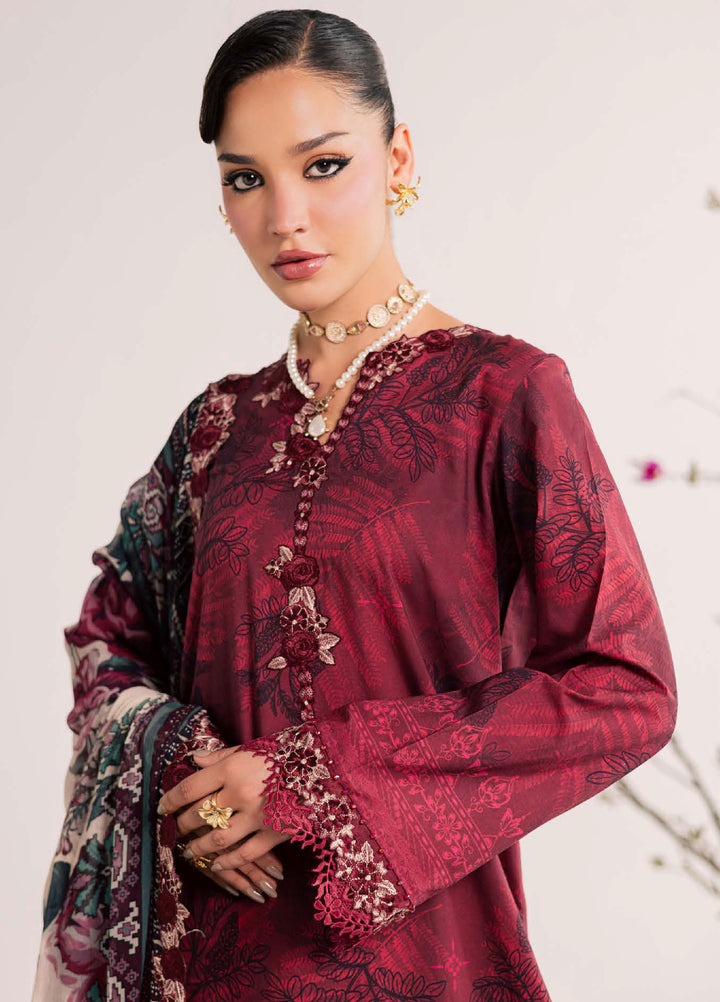 Daily Delight by Nureh Unstitched Embroidered Lawn 3 Piece Suit NU26UDDL DD-28 - Summer Collection
