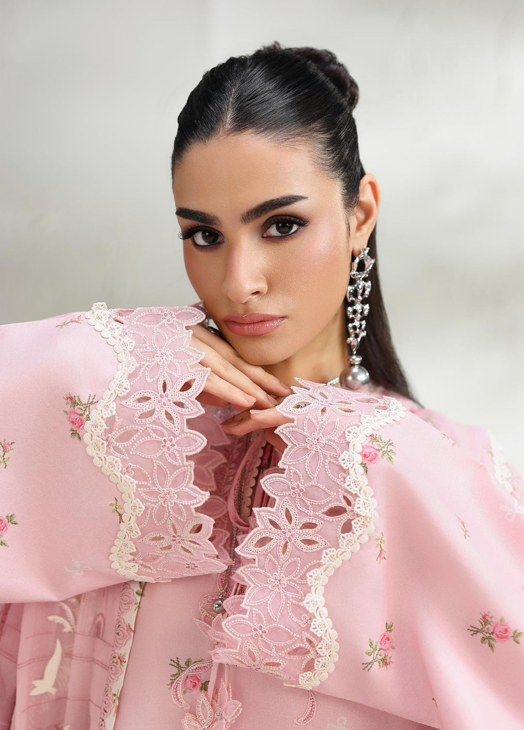 Q Prints by Qalamkar Unstitched Printed Lawn 3 Piece Suit QLK26UQL Rimah QQP-02(A) - Summer Collection
