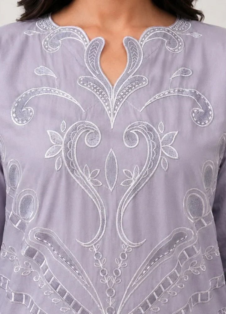 Scherezade Women RTW Embroidered Lawn Cotton 3 Piece Suit LILLY - Casual Collection