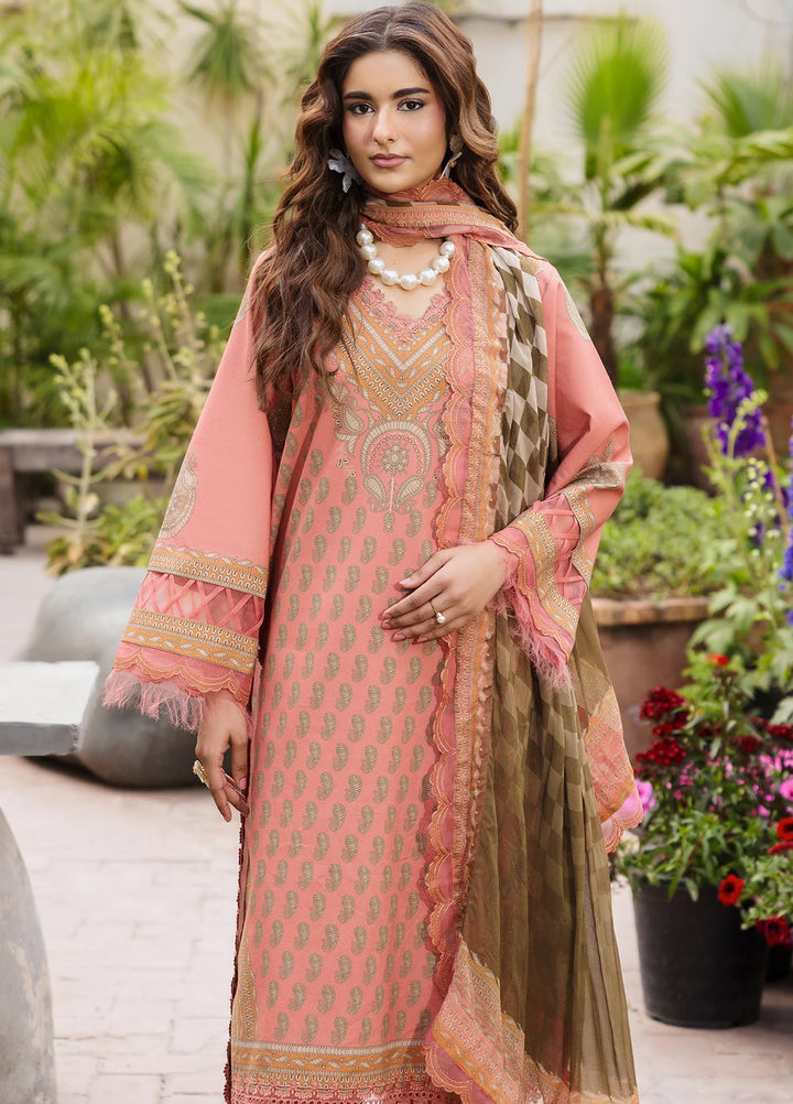 Andaaz by Charizma Unstitched Embroidered Lawn 3 Piece Suit CHR26UAL CAD6-07 - Summer Collection