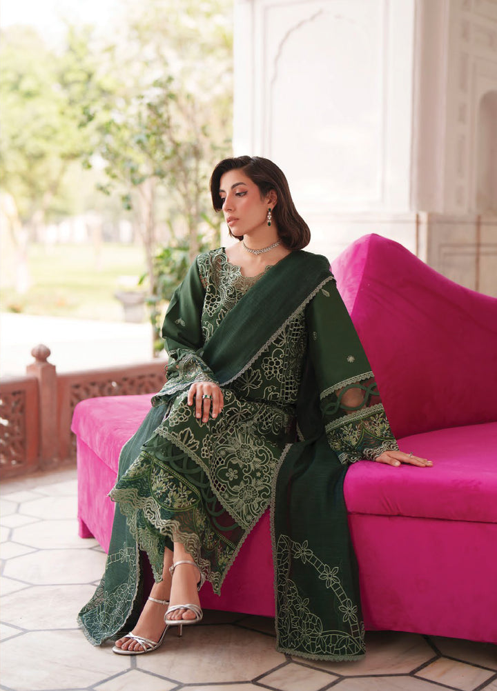 Nilofer by Mahnur Unstitched Embroidered Luxury Lawn 3 Piece Suit MN26ULN N-9 - Summer Collection