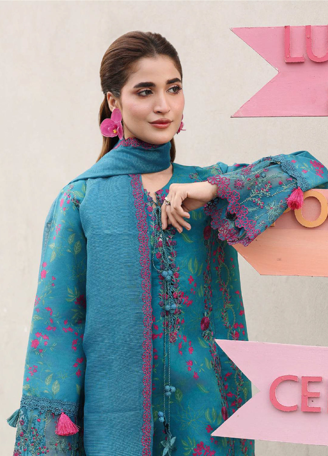 Florence by Rang Rasiya Unstitched Embroidered Lawn 3 Piece Suit RR26ULF Florence Tina - Festive Collection