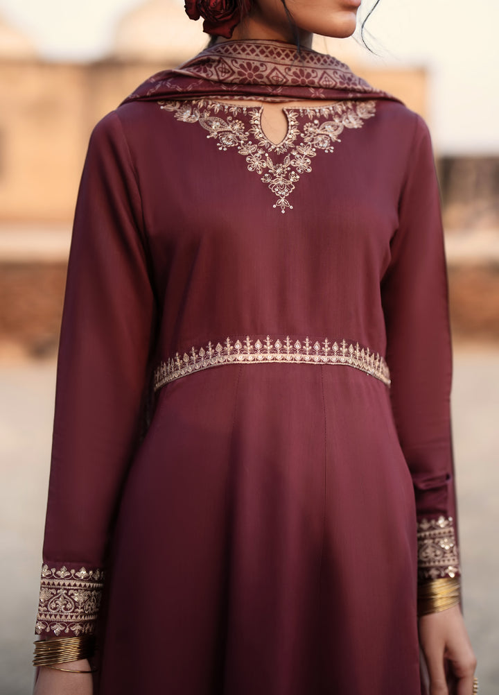 Darbar by Casuallite Pret Embroidered Silk Viscose 3 Piece Suit CSL26PDD-06 - Festive Collection