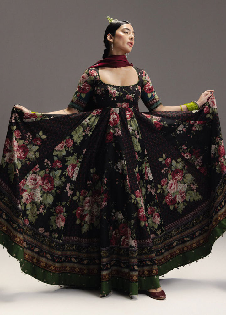 Anarkali by Zara Shahjahan Unstitched Embroidered Lawn 3 Piece Suit ZS26UAL D-05 SHEHZADI - Eid Collection