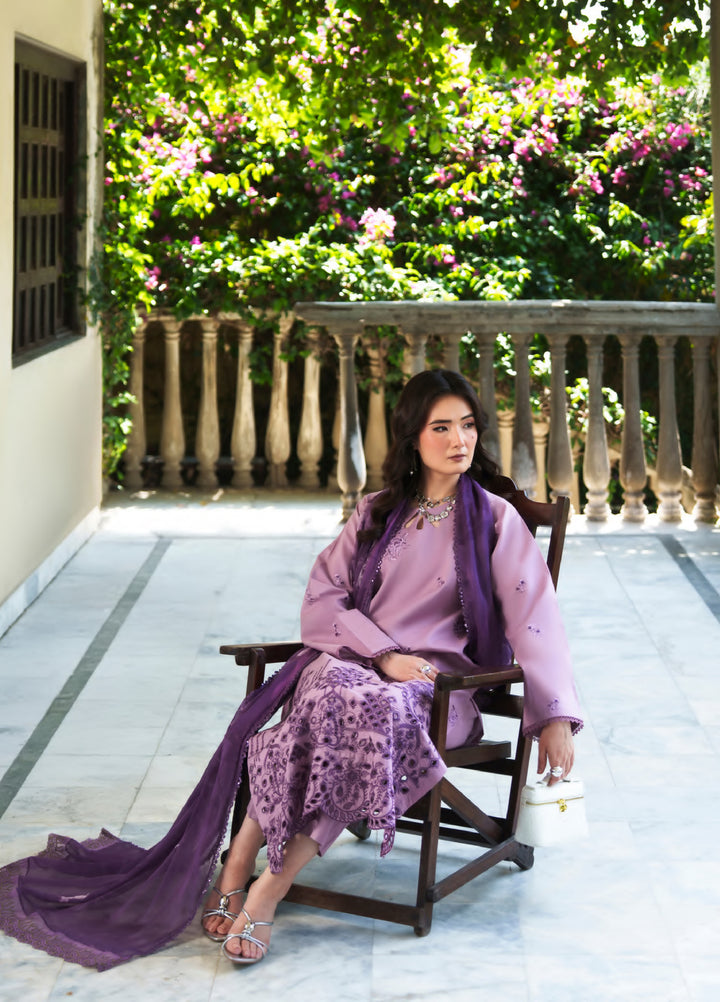 Golden Enara by Rashid Textiles Unstitched Embroidered Lawn 3 Piece Suit RT26ULG 3703 - Casual Collection