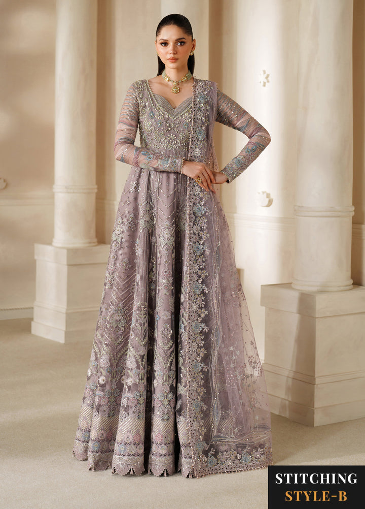 Chantelle by Baroque Unstitched Embroidered Silk 3 piece BQ25CF V14- D 04 - Formals Collection
