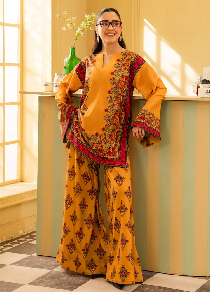 Retro by Maria Osama Khan RTW Printed Grip 3 Piece Suit MOK26PR Eden - Casual Collection