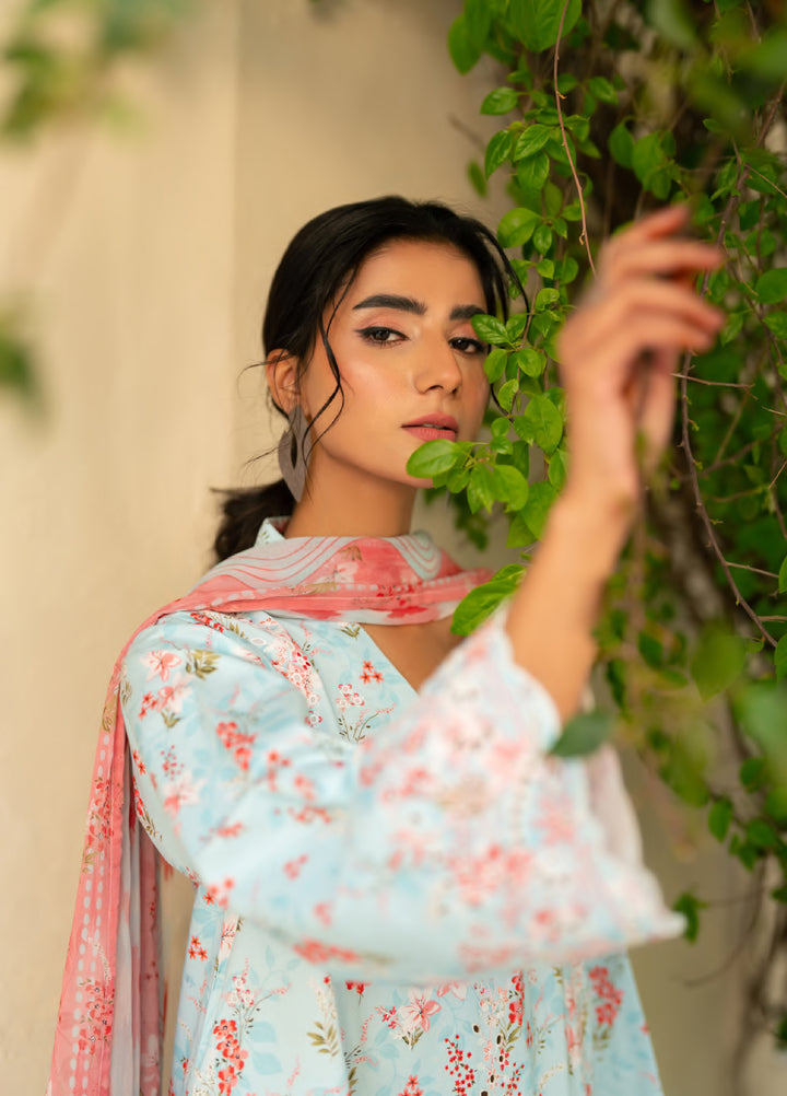 Bagh by Rashid Textiles Unstitched Embroidered Lawn 3 Piece Suit RT26UBL 3728 - Casual Collection