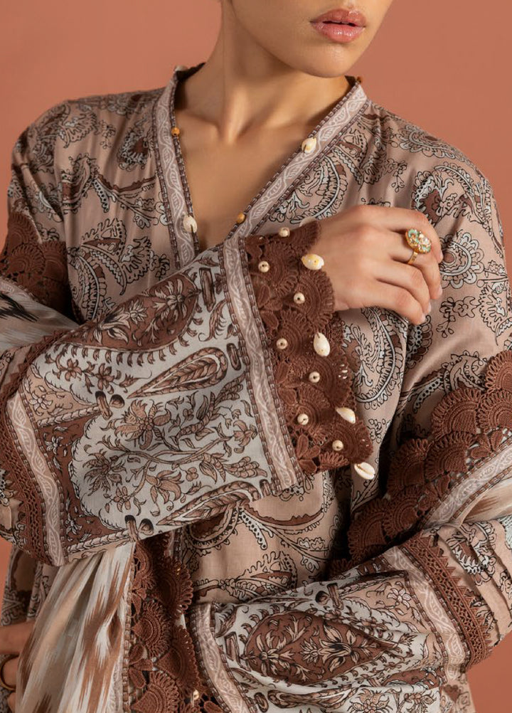 Bagheecha by Gul Ahmed Unstitched Printed Lawn 3 Piece Suit GA26ULB CL62449 - Casual Collection