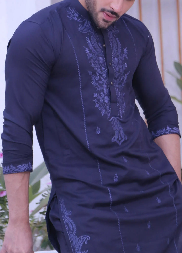 Edge Republic Embroidered Men Kurta Pajama - ER MR 48