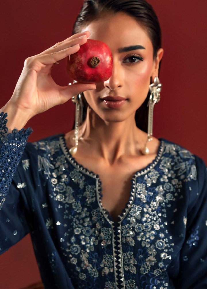 Shagun by Neeshay Unstitched Raw Silk Embroidered Suits 3 Piece NSH25SF FALAQ - Festive Collection