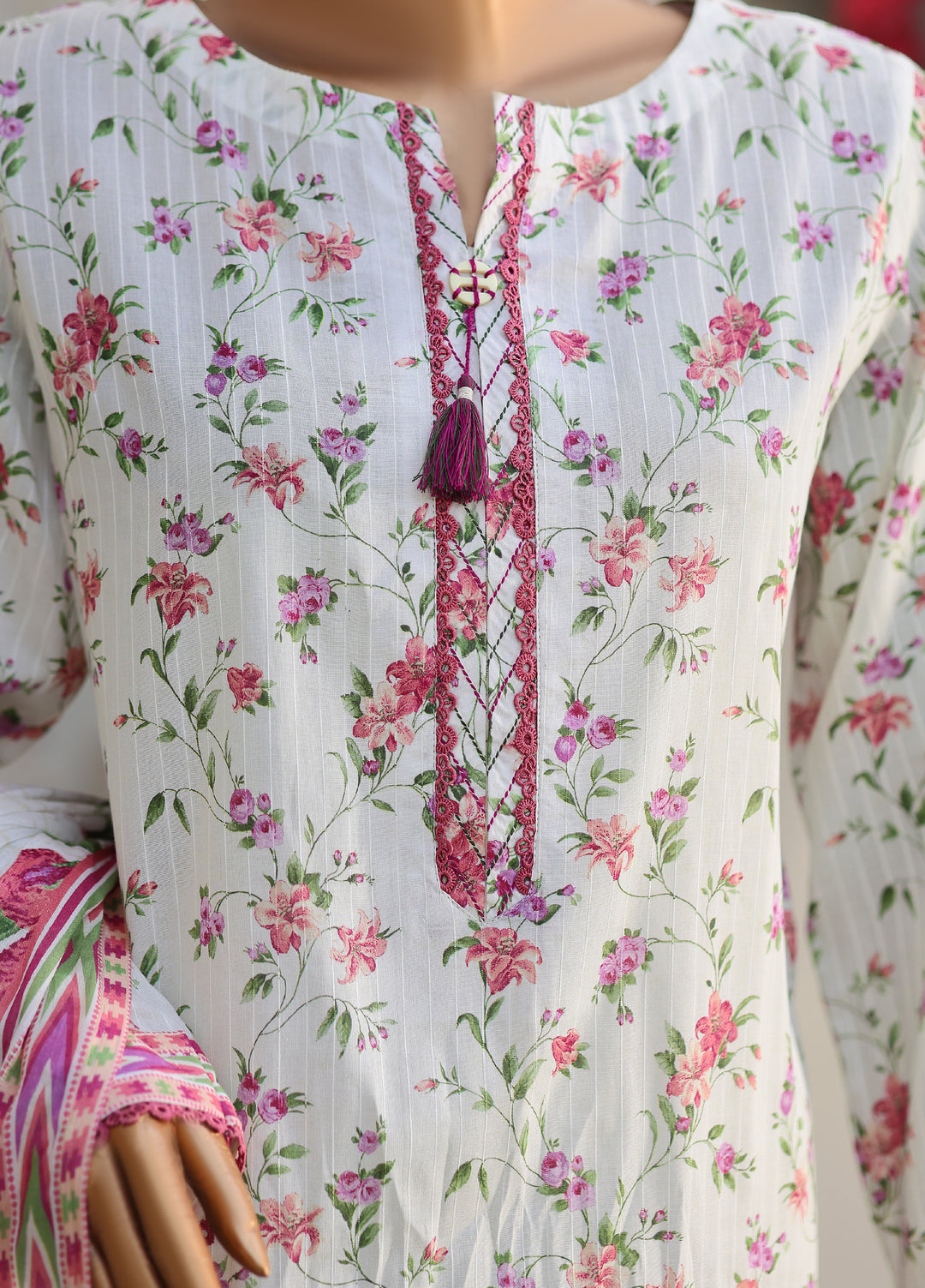 Nayab by HZ Textiles Unstitched Printed Cotton Lawn 3 Piece Suit HZ28UN NPC-04 - Casual Collection