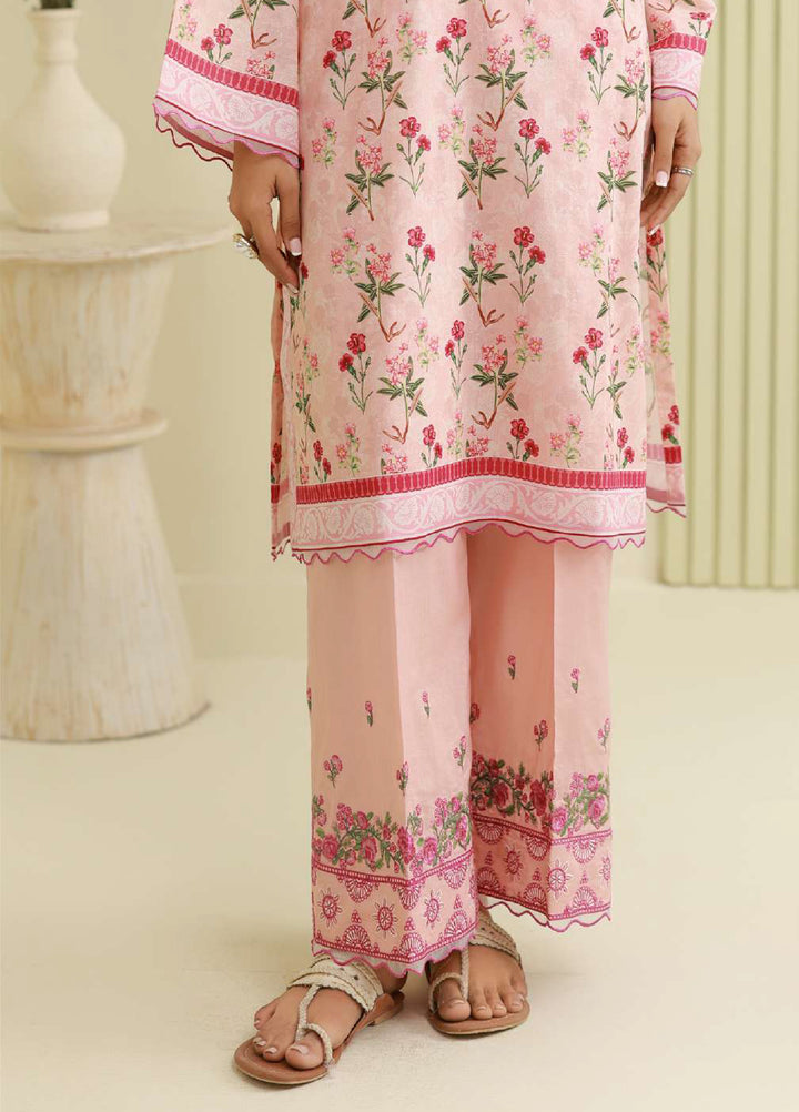 Zellbury Unstitched Printed Lawn 2 Piece Suit ZB26UC WUS26E20744 - Casual Collection