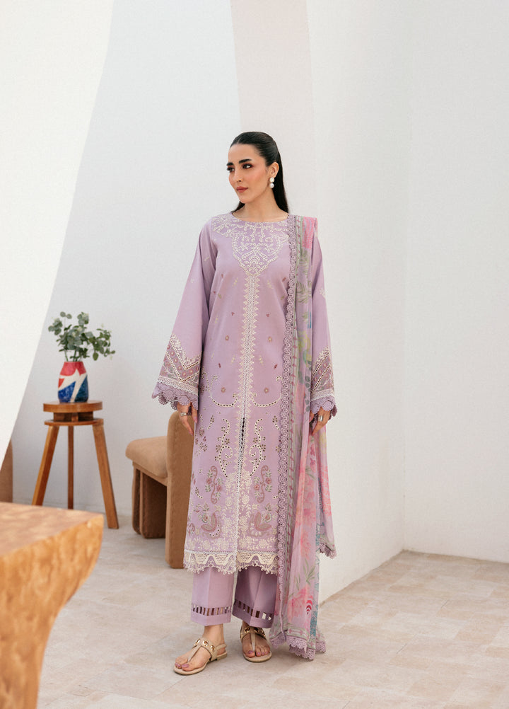 Zync by Florent Untitched Lawn Embroidered 3 Piece Suit FL26UZ FZ-3B - Summer Collection