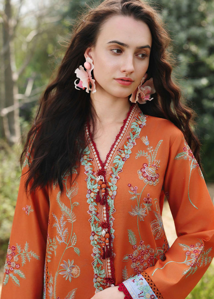 The Secret Garden by Mushq Unstitched Embroidered Lawn 3 Piece Suit MU26USG Rosearie Dream HUNSS260409 - Festive Collection