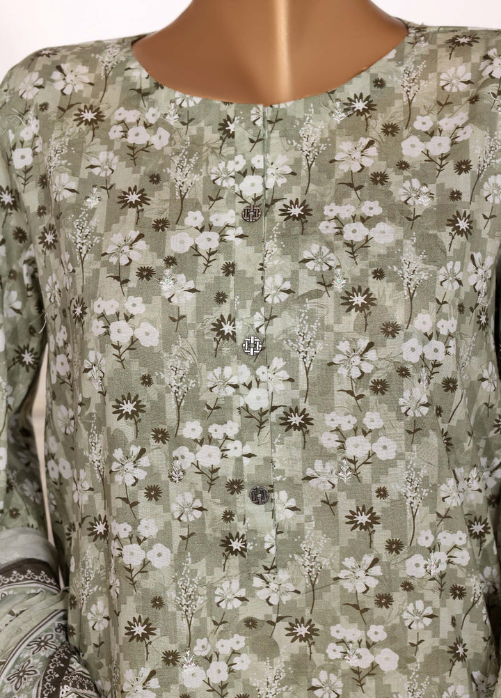 Hz Textiles RTW Cutwork Kari Printed Lawn 3 Piece Suit HZ26ULC CPE-3P-020 - Summer Collection