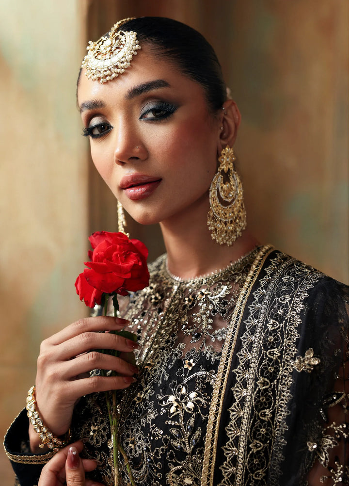 Zyra Unstitched Embroidered Net 3 Piece Suit ZY26UW D-2 Nargis - Wedding Collection