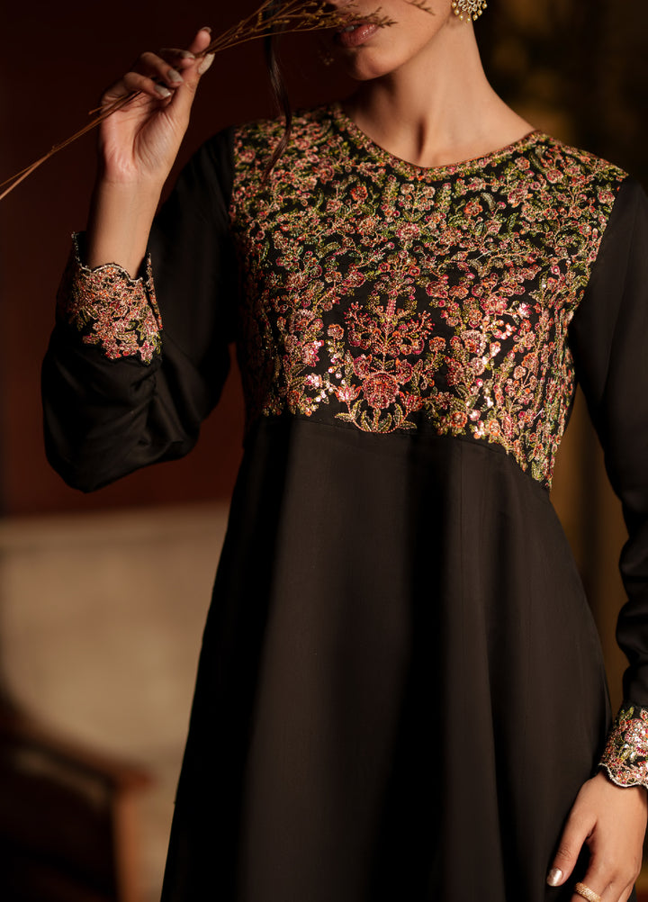 Elara by Casuallite RTW Embroidered Silk Viscose 3 Piece Suit CL26PSE D7 Luxury - Festive Collection