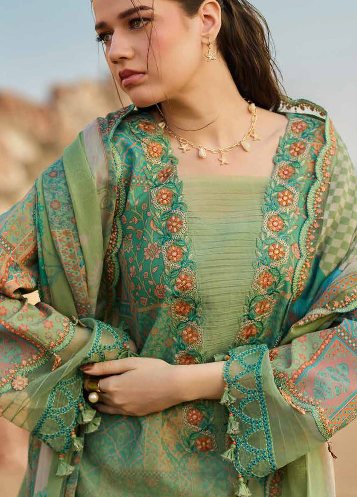Swiss Miss by Charizma Unstitched Embroidered Swiss Voil 3 Piece Suit CHR26USM CSM6-03 - Summer Collection