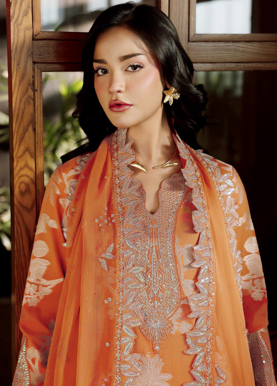 Maya by Nureh Unstitched Embroidered Jacquard 3 Piece Suit NU26UJM NJ-109 - Casual Collection