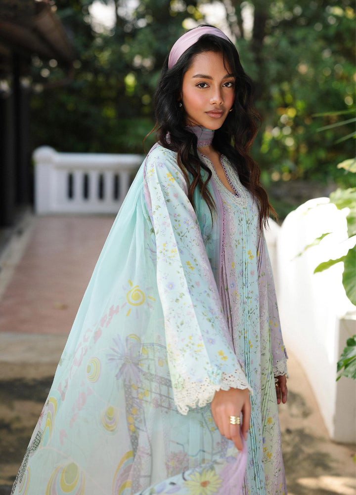 Q Prints by Qalamkar Unstitched Lawn Printed 3 Piece Suit QLK26QP Xenia - Summer Collection