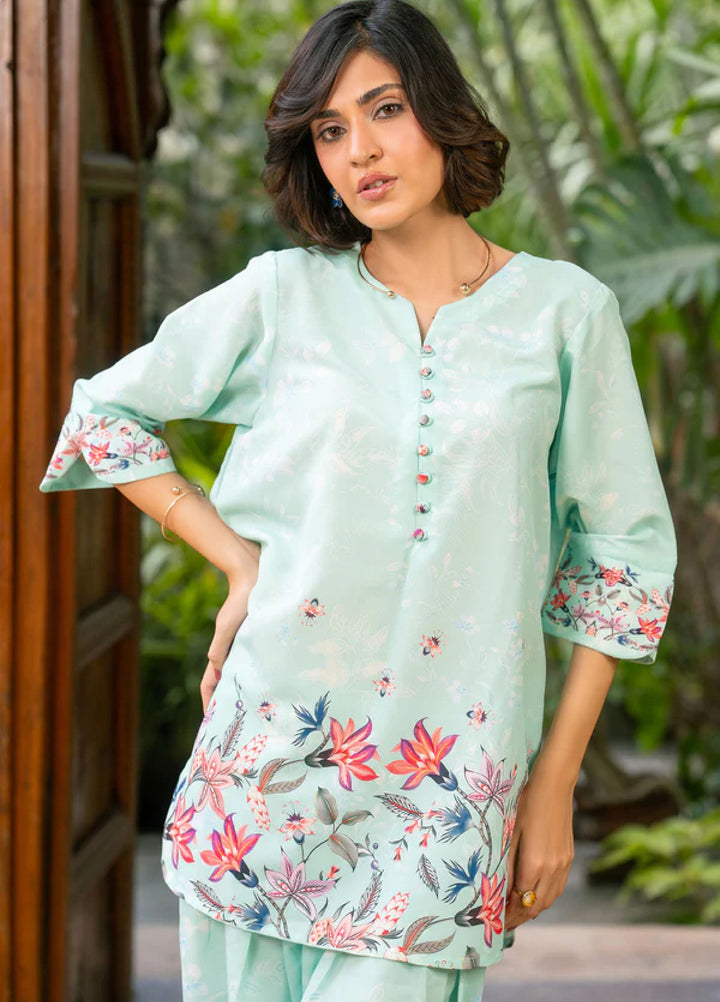 Nairah Women Pret Printed Arabic Lawn Suit NAH26PN Mint Bliss - Spring Collection