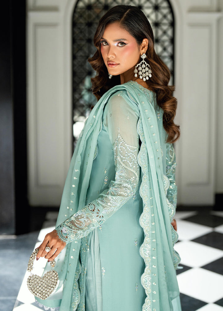 Maison d'or by Sahane Unstitched Embroidered Chiffon 3 Piece Suit CT-27004 DRIZZLE - Festive Collection