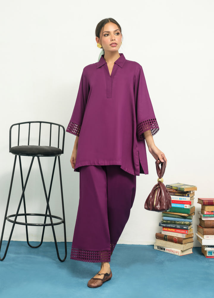 Pret Essentials by Sahar Pret Embroidered Viscose 2 Piece AWMT-AA-02 - Winter Collection