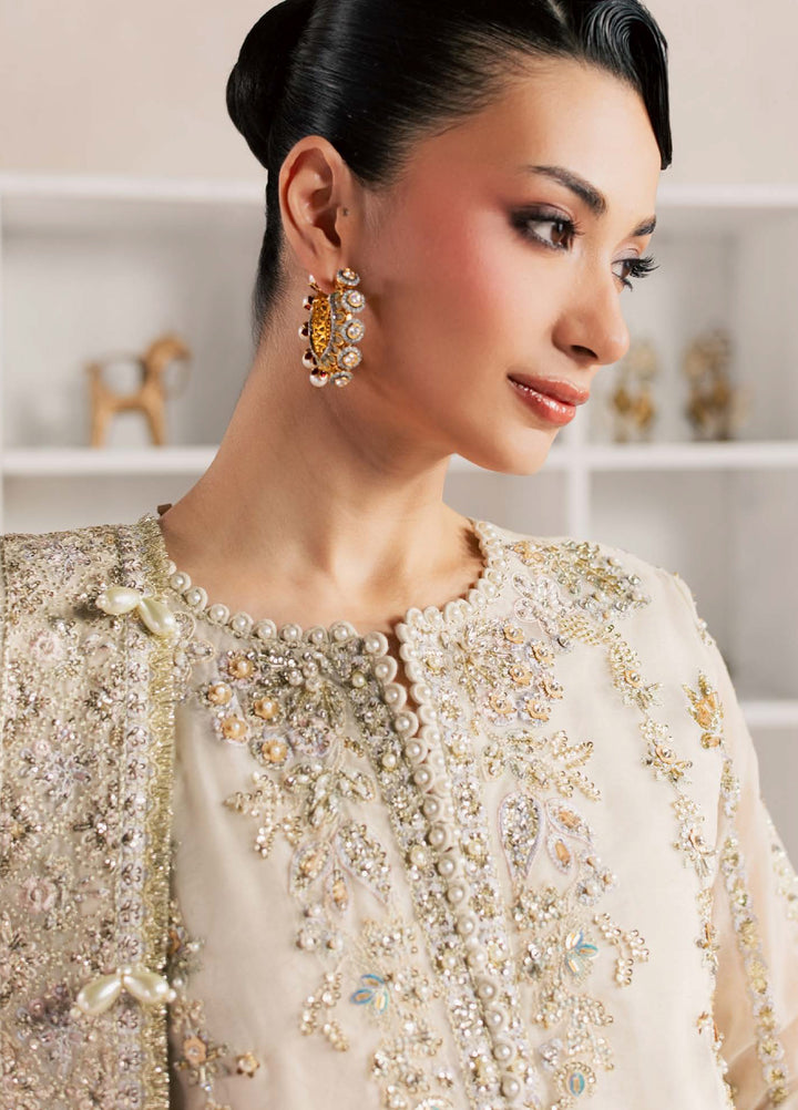 Sorelle by Aylin Unstitched Hand work Organza 3 Piece Suit AY26US Ivana - Festive Collection