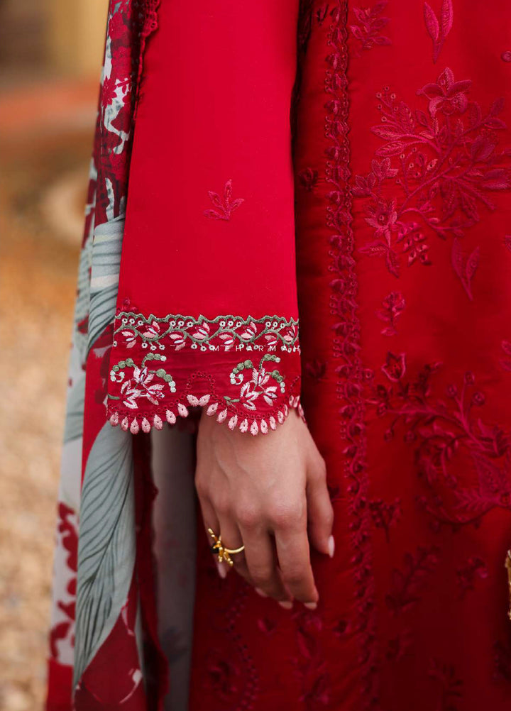 Florence by Rang Rasiya Unstitched Embroidered Lawn 3 Piece Suit RR26UFL Meharmah - Summer Collection