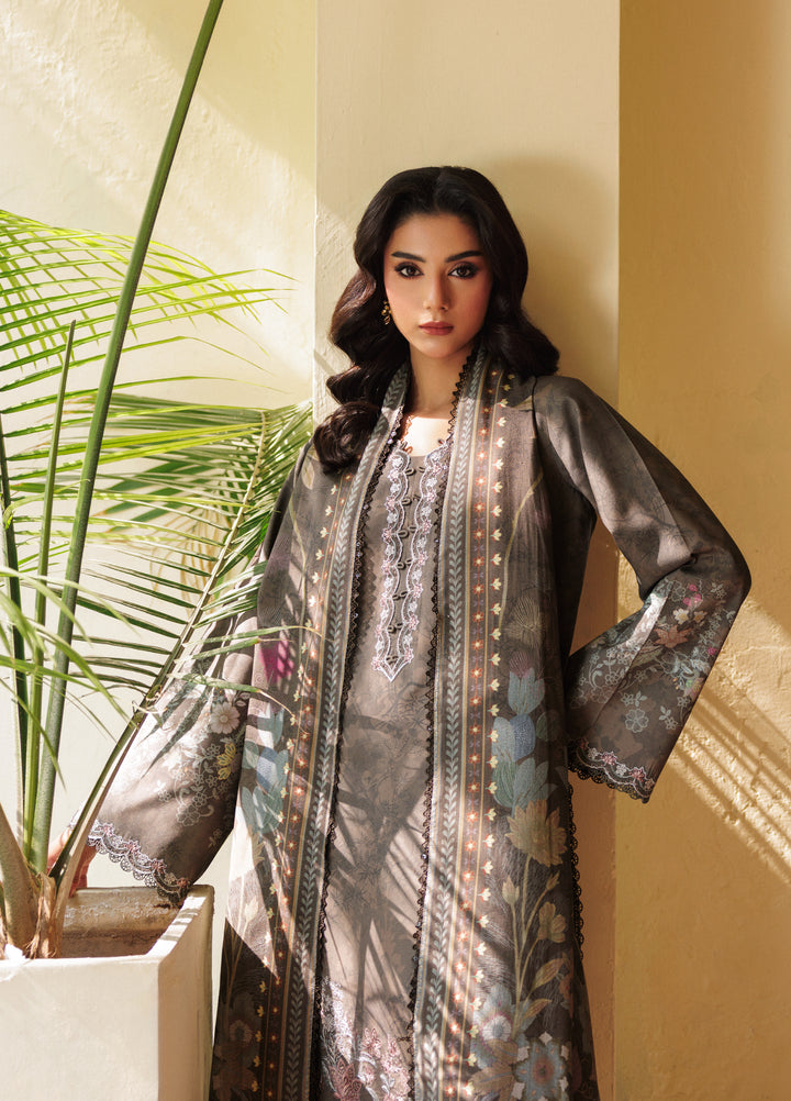 Zync by Florent Whispers Unstitched Embroidered Modal 3 Piece FL25WW FL-1A - Winter Collection