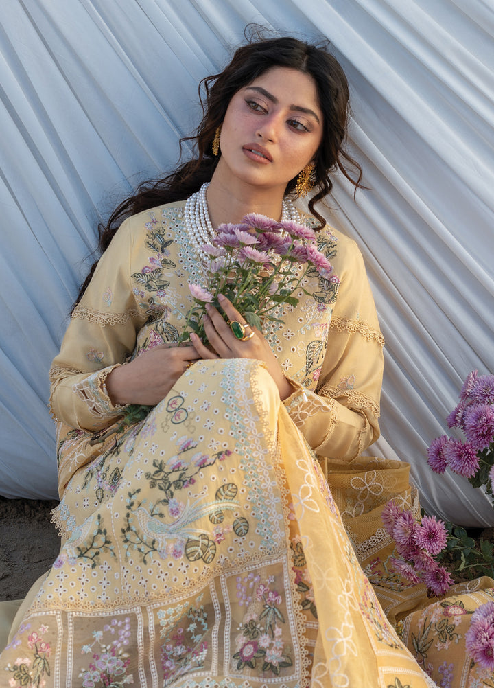 Sirene by Mahnur Unstitched Embroidered Lawn 3 Piece Suit MN26USL S-02 - Summer Collection