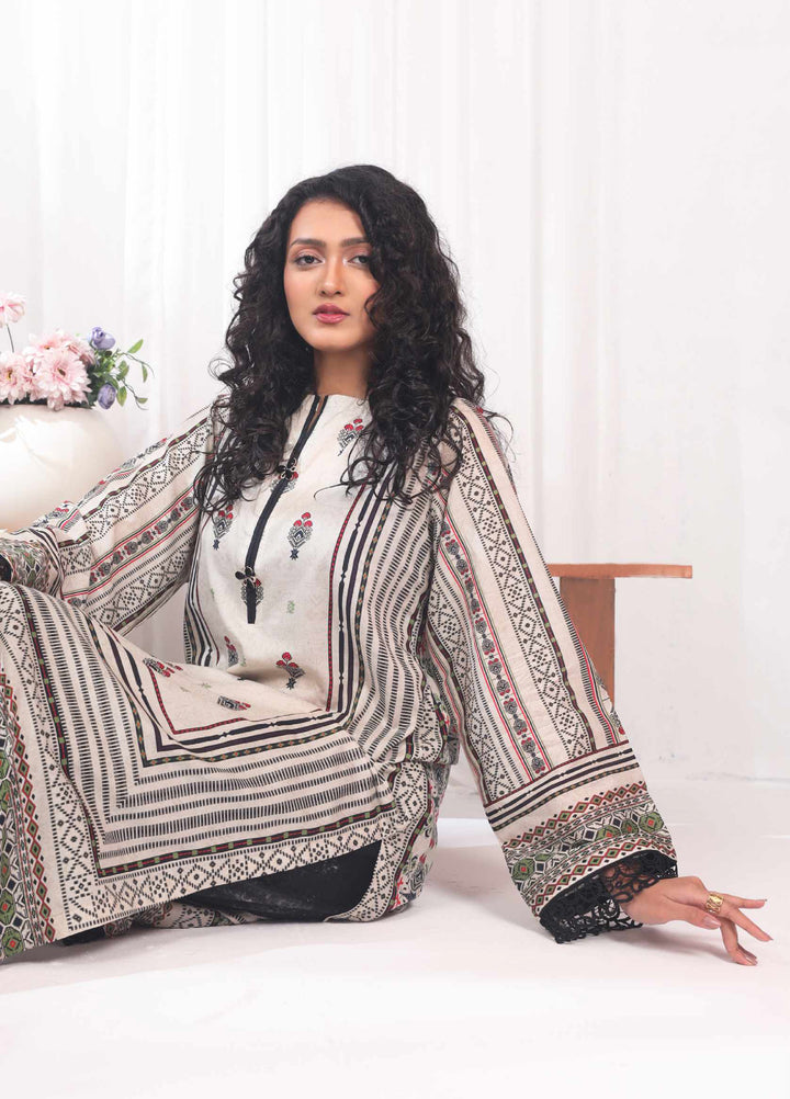 Kamyab Kurti by Rashid Textiles Unstitched Printed Lawn 1 Piece Suit RT26ULK 8751 - Casual Collection