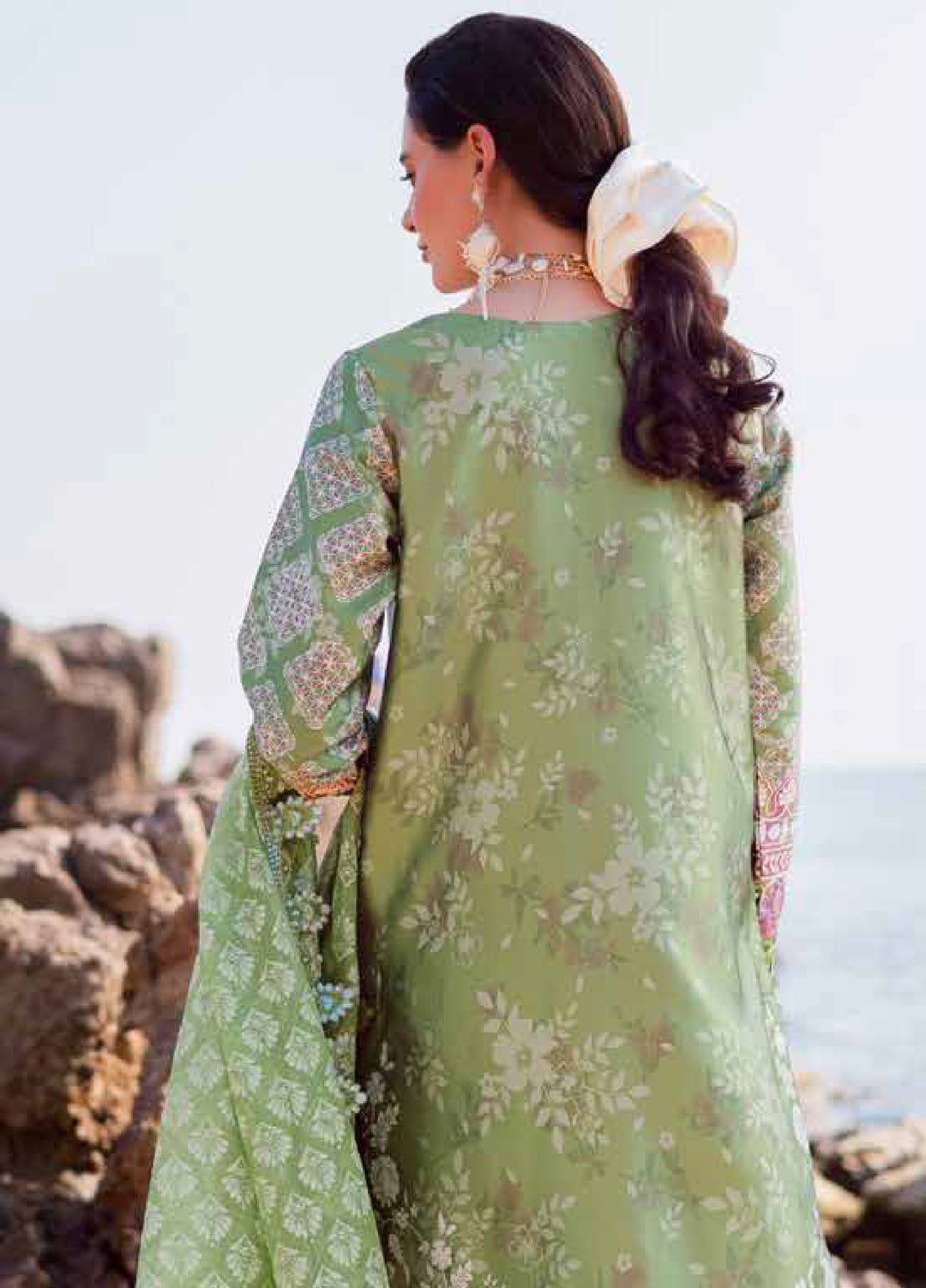 Nureh Unstitched Embroidered Silk 3 Piece Suit NU26US S-23 - Festive Collection