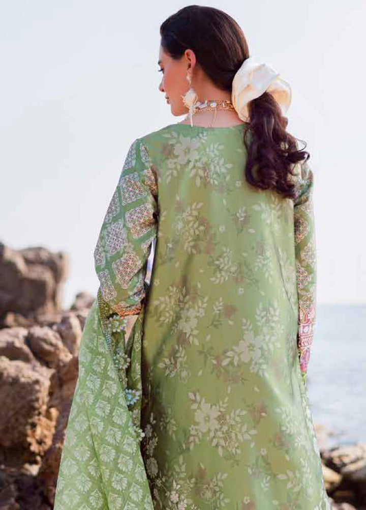 Nureh Unstitched Embroidered Silk 3 Piece Suit NU26US S-23 - Festive Collection