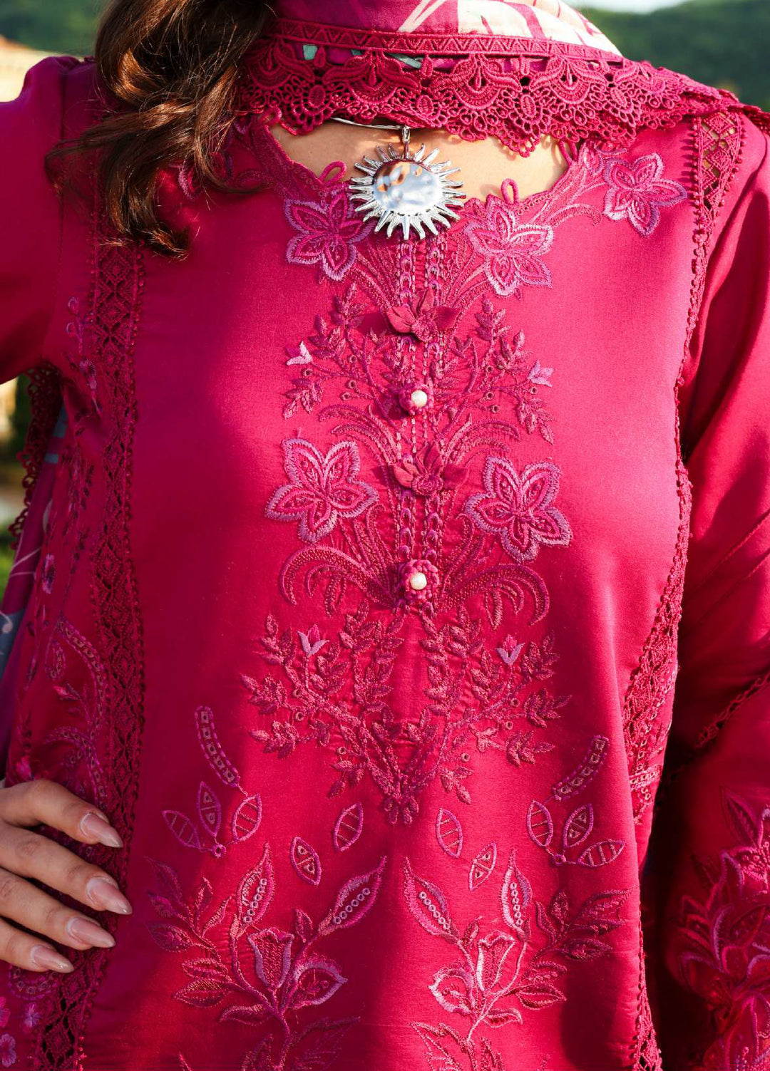 Florence by Rang Rasiya Unstitched Embroidered Lawn 3 Piece Suit RR26UFL Miraal - Summer Collection