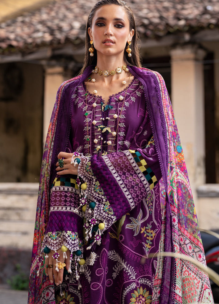Neroli By Annus Abrar Unstitched Embroidered Lawn 3 Piece Suit ABR26UNL 08 Zoila - Festive Collection