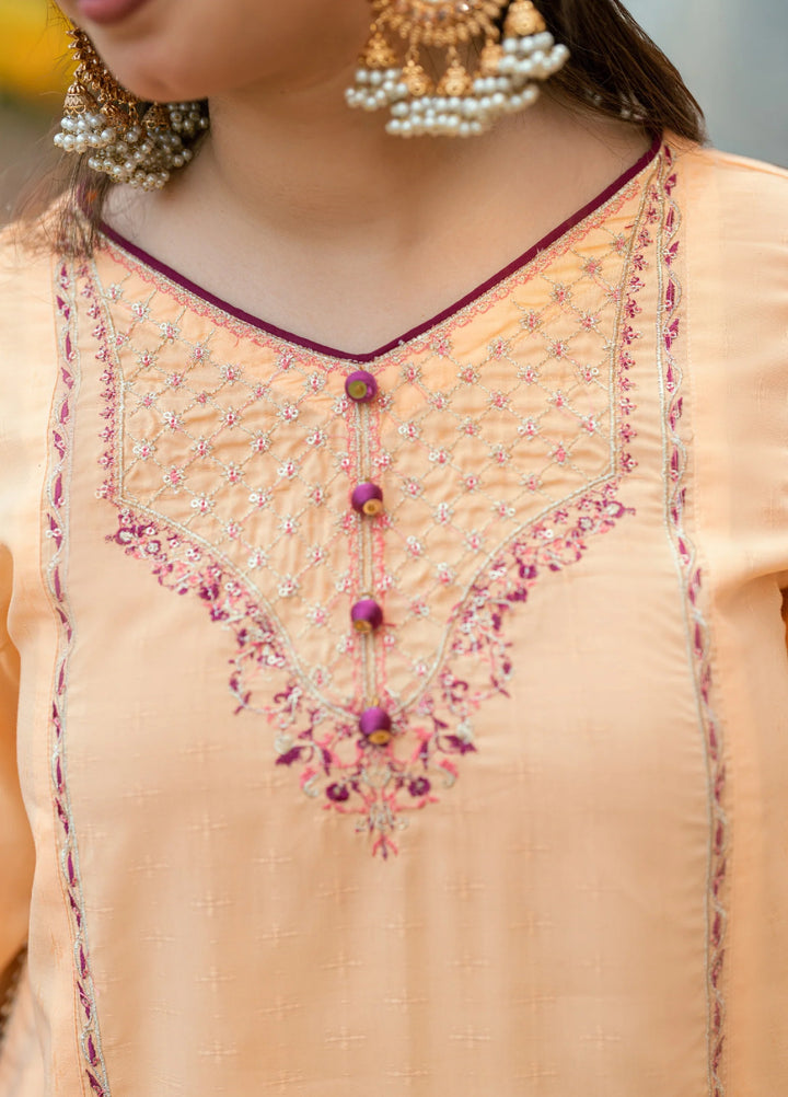 Omal by Komal Pret 3 Piece Dobby Suit Jahan- Festive Collection